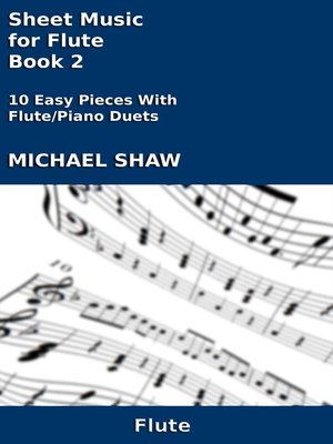cover image of Sheet Music for Flute
